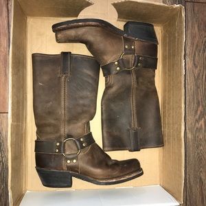 Frye Harness Leather boots mid-calf